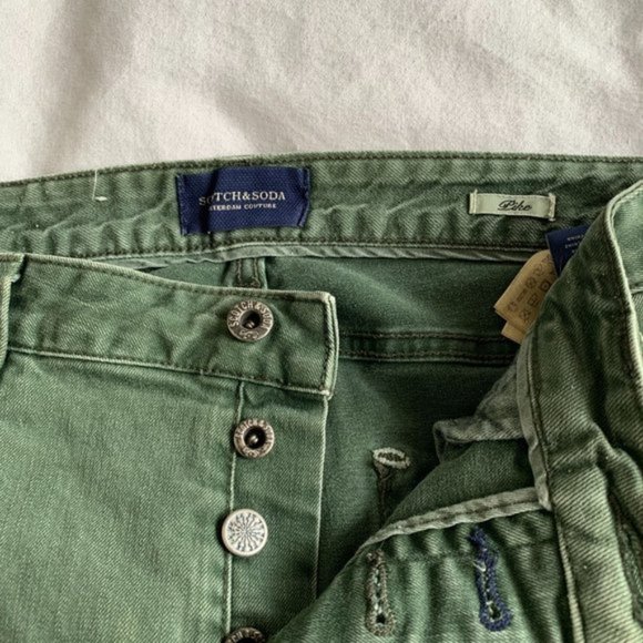 Scotch And Soda Olive Colour Jeans - Picture 4 of 4